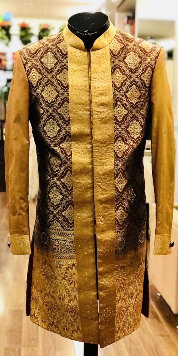 Banarasi Silk Designer Sherwani