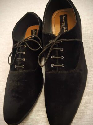 Black Velvet Designer Shoes